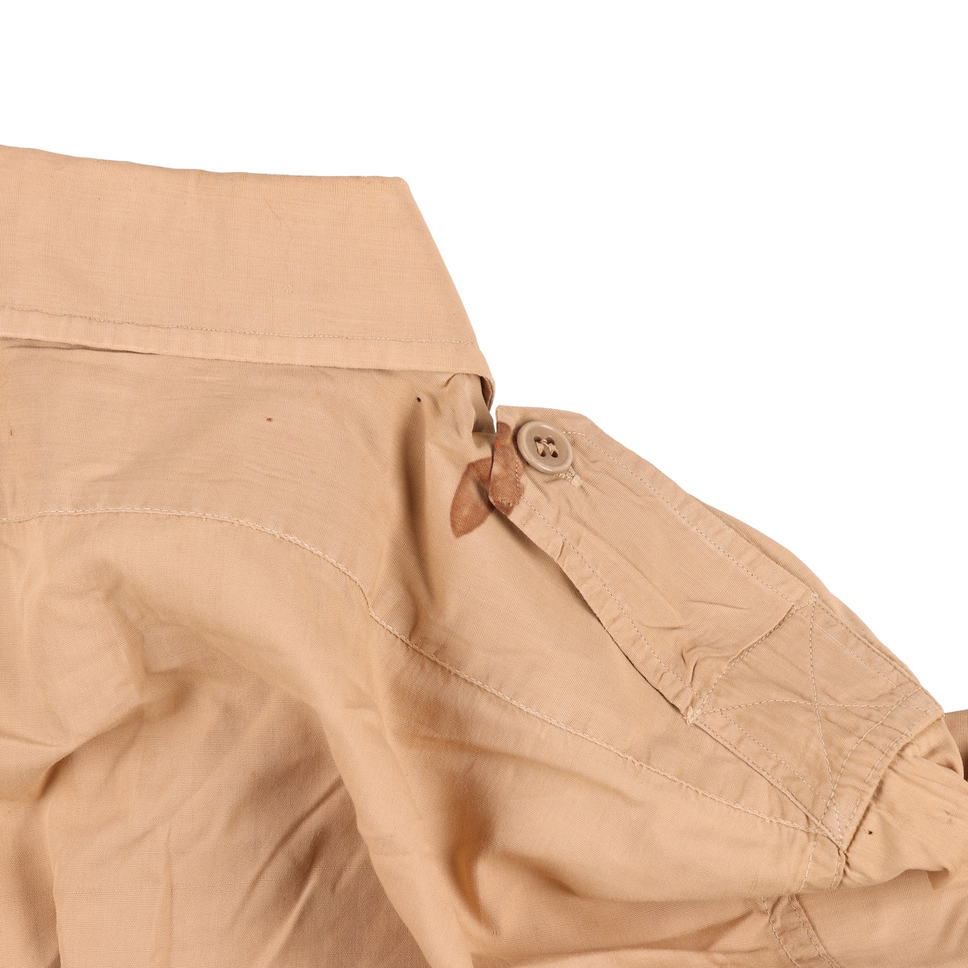 WWII USAAF Officer's Khaki Cotton Service Shirt Identified to Lt. Vincent J. Eichenseer