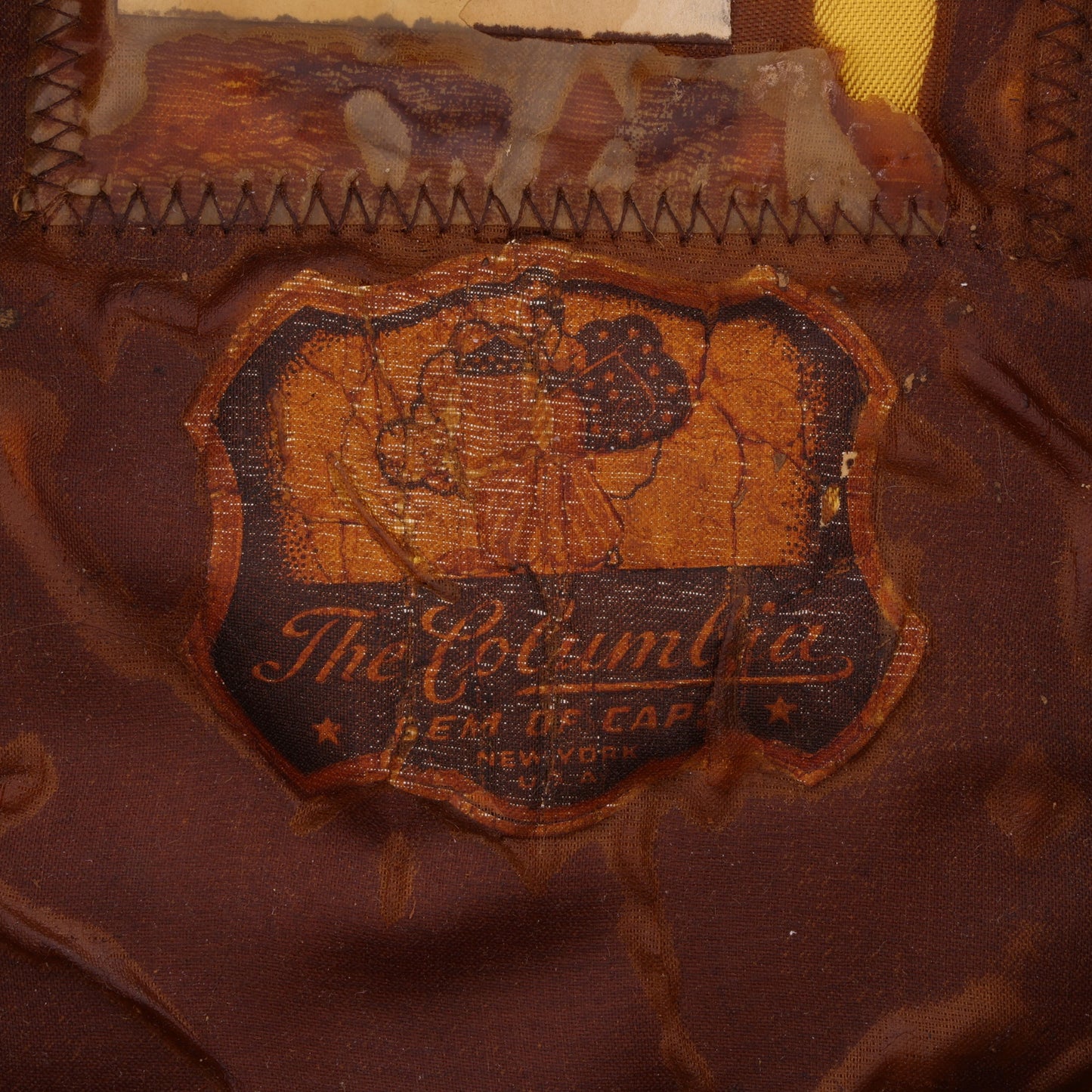 WWII USAAF Officer's Wool "Columbia-Flight" Crusher Cap Identified to F/O Scott J. Limes (Size 6 3/4)