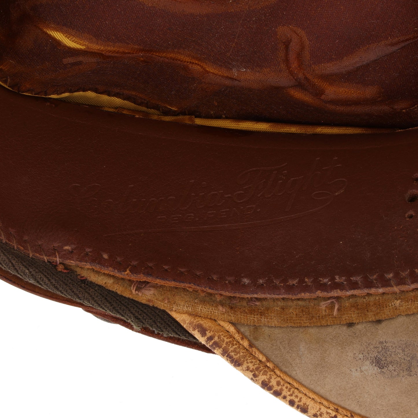 WWII USAAF Officer's Wool "Columbia-Flight" Crusher Cap Identified to F/O Scott J. Limes (Size 6 3/4)