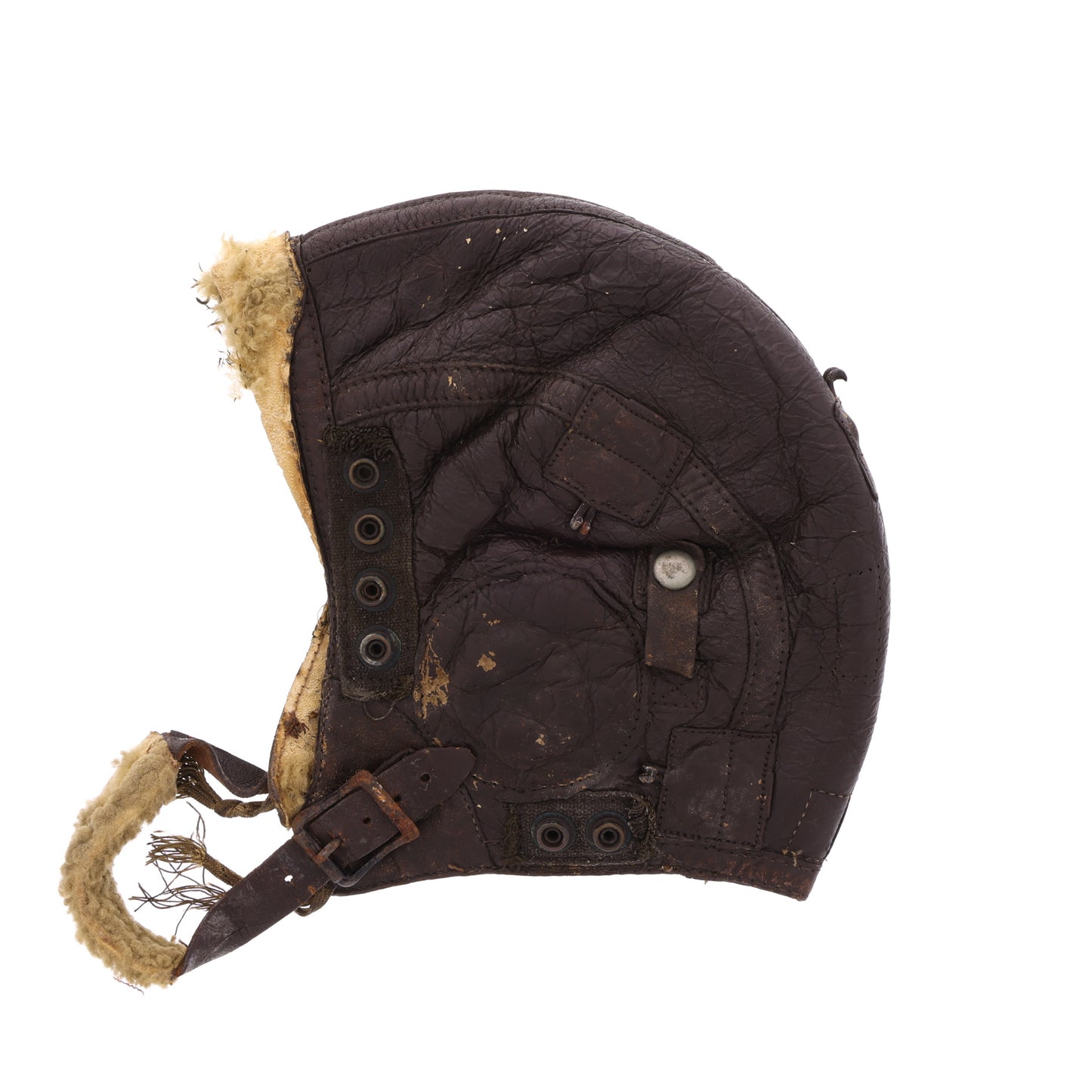 WWII USAAF Type B-5 Winter Flying Helmet (Size Large)