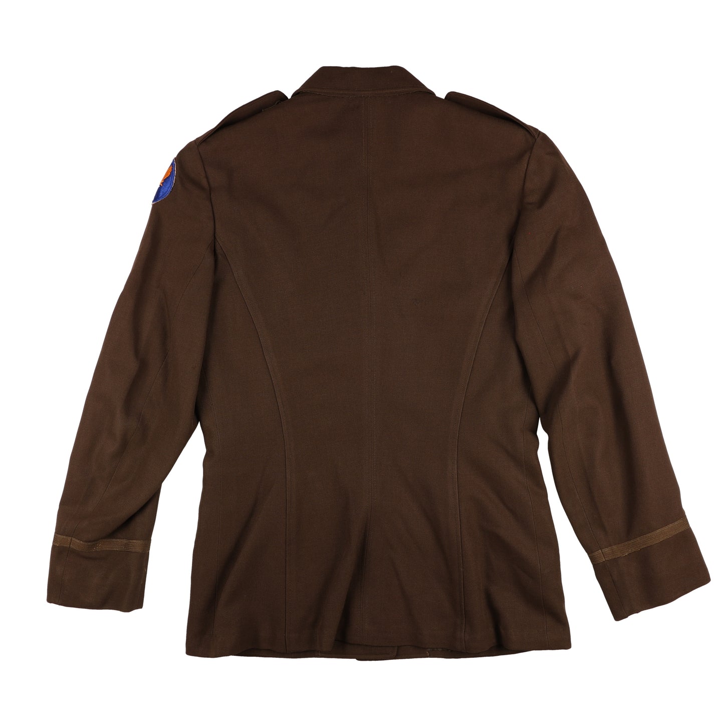 WWII USAAF Women's Army Corps (WAC) Officer's Chocolate Wool Service Jacket Named to "L. Frank"