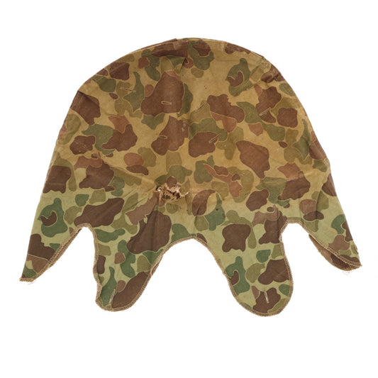 WWII USMC Camouflage M-1 Helmet Cover (First Pattern)