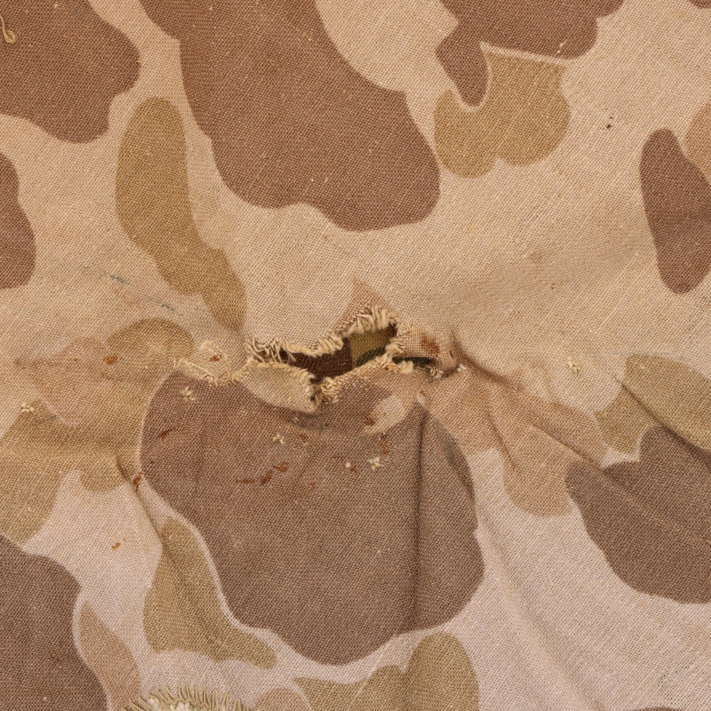 WWII USMC Camouflage M-1 Helmet Cover (First Pattern)