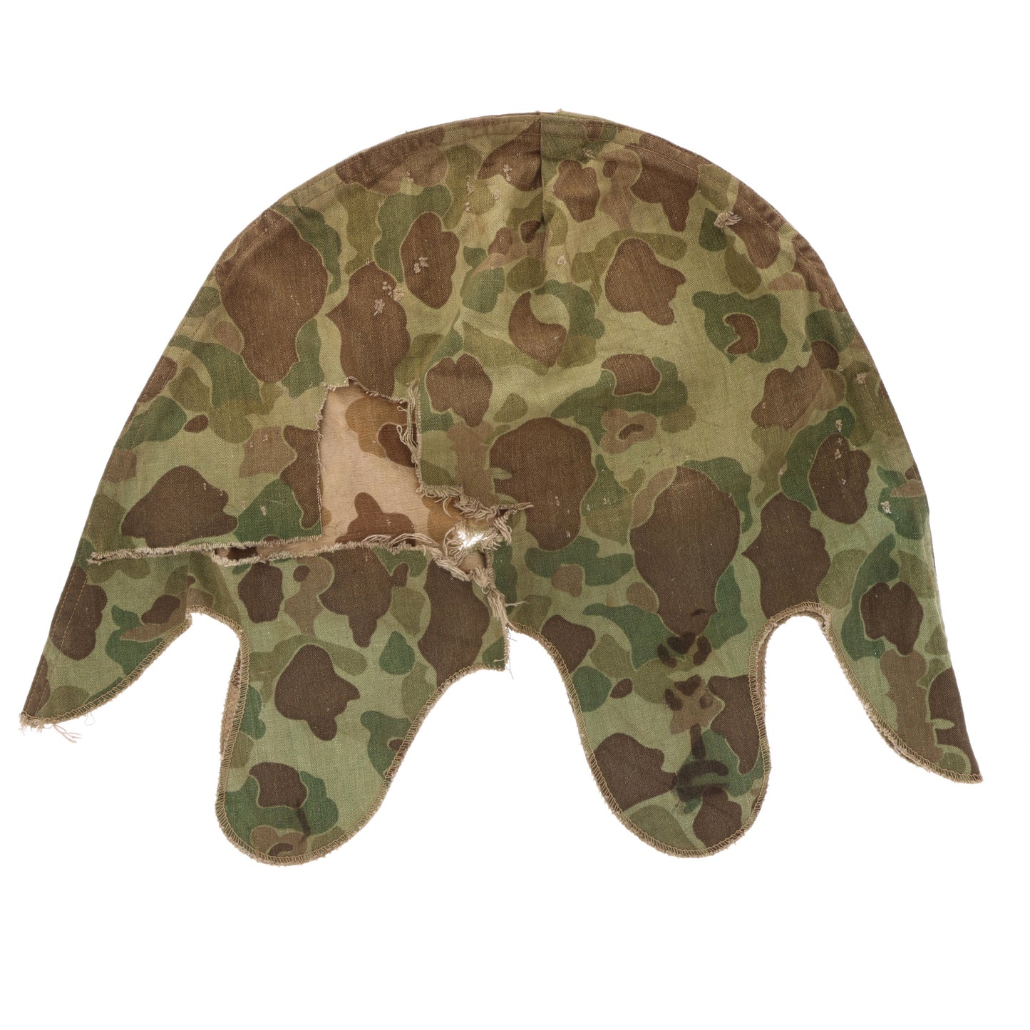 WWII USMC Camouflage M-1 Helmet Cover (Third Pattern)