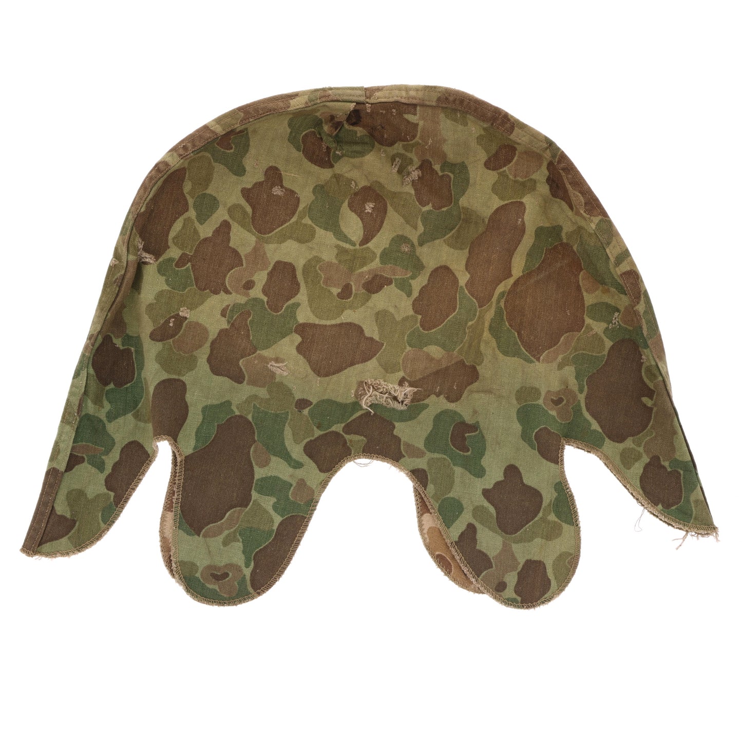 WWII USMC Camouflage M-1 Helmet Cover (Third Pattern)