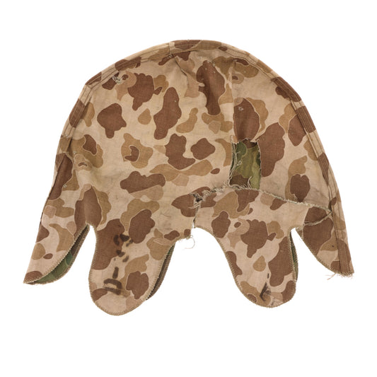 WWII USMC Camouflage M-1 Helmet Cover (Third Pattern)