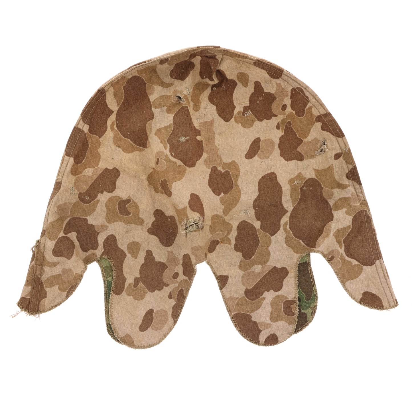 WWII USMC Camouflage M-1 Helmet Cover (Third Pattern)