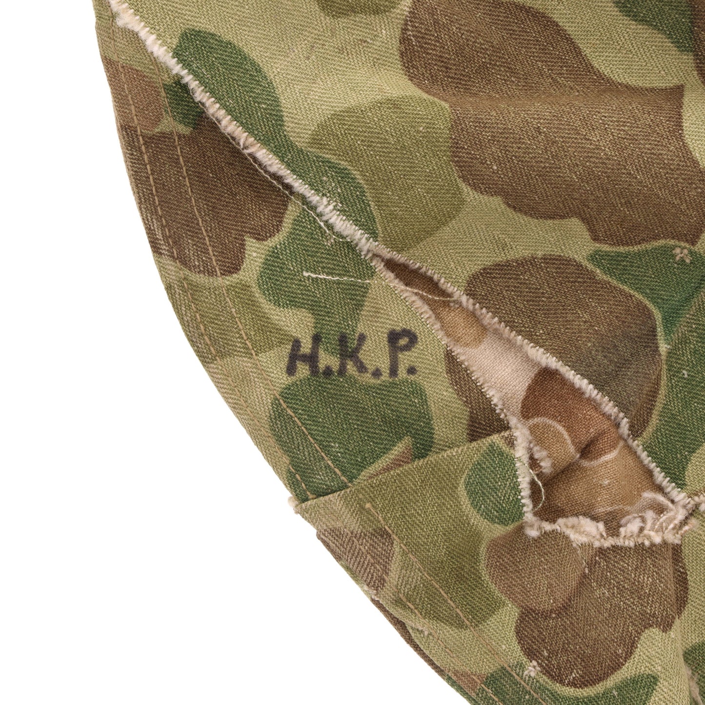 WWII USMC Camouflage M-1 Helmet Cover (Third Pattern)