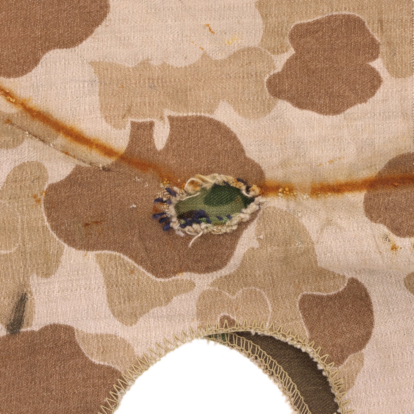 WWII USMC Camouflage M-1 Helmet Cover (Third Pattern)