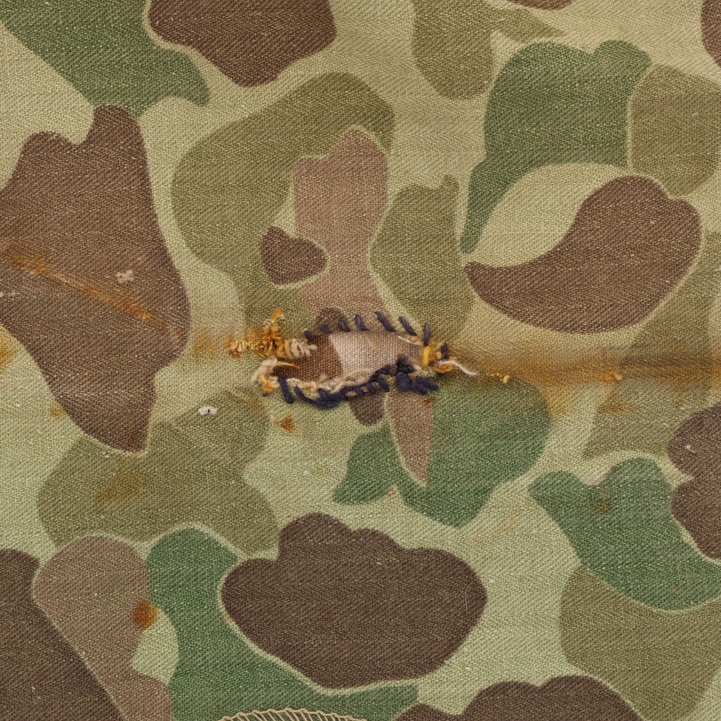 WWII USMC Camouflage M-1 Helmet Cover (Third Pattern)