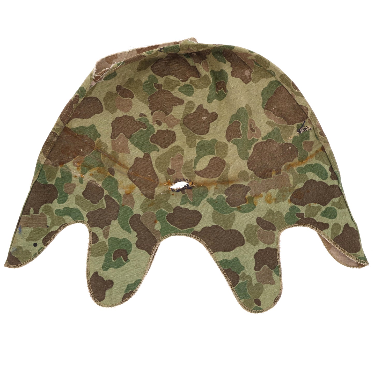 WWII USMC Camouflage M-1 Helmet Cover (Third Pattern)