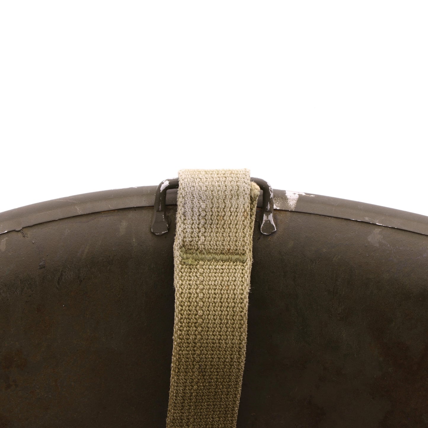WWII USMC McCord Fixed Loop M-1 Helmet & Westinghouse Liner Set with Camouflage Cover Identified to PFC Bailey C. Naber
