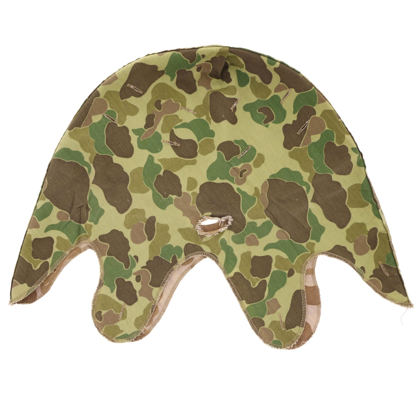 WWII USMC McCord Fixed Loop M-1 Helmet & Westinghouse Liner Set with Camouflage Cover Identified to PFC Bailey C. Naber