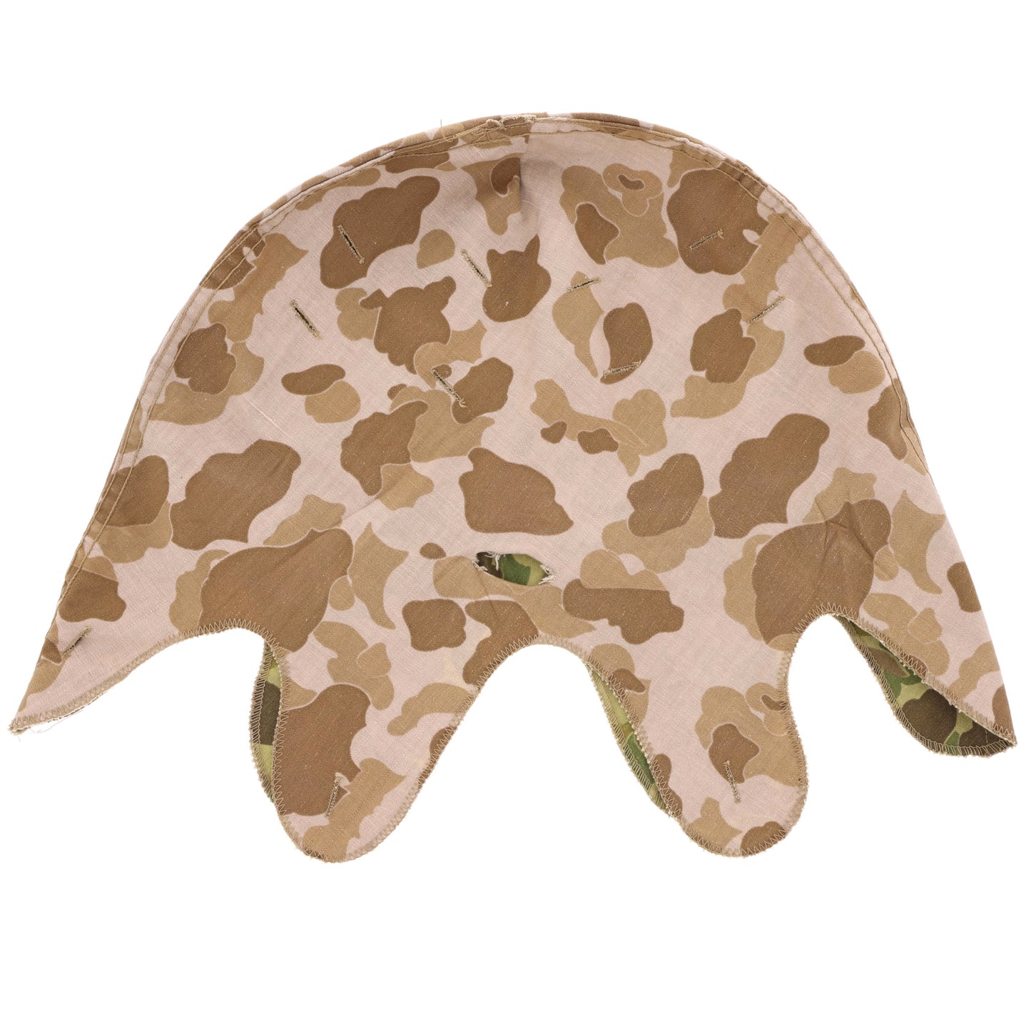 WWII USMC McCord Fixed Loop M-1 Helmet & Westinghouse Liner Set with Camouflage Cover Identified to PFC Bailey C. Naber