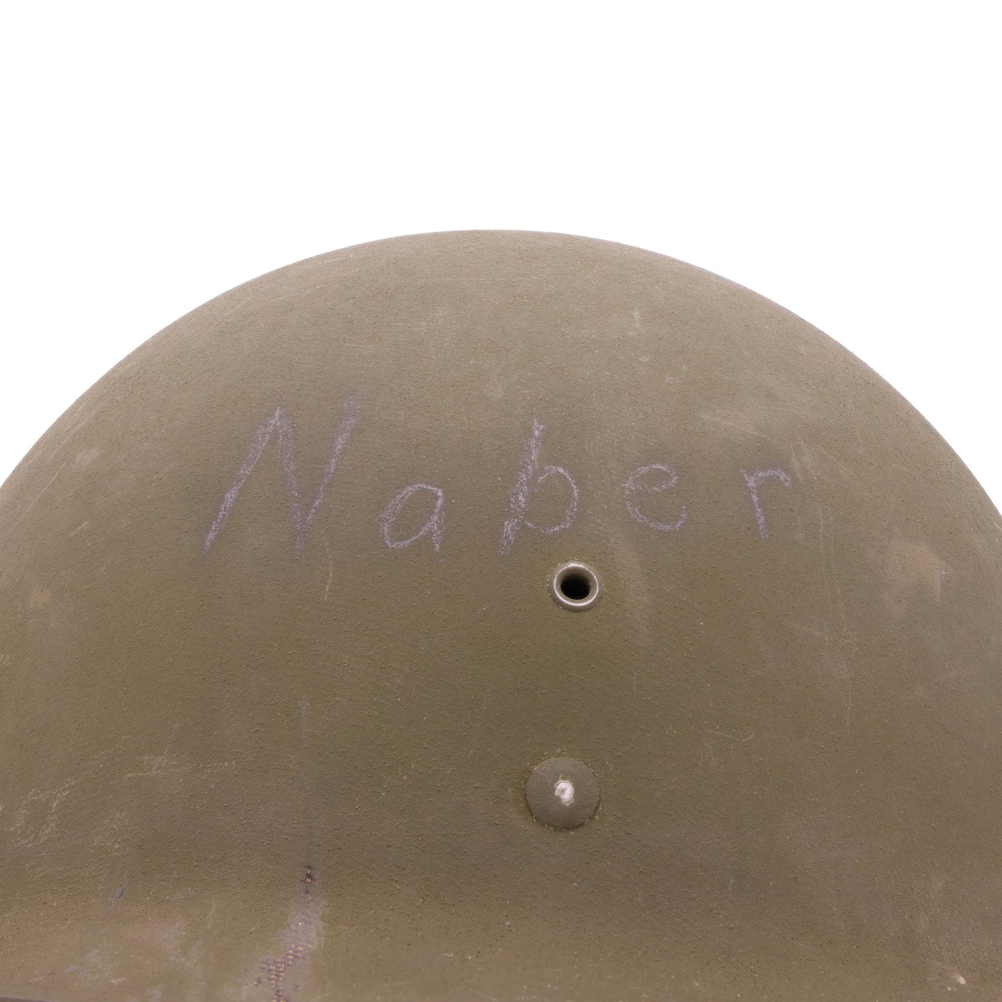 WWII USMC McCord Fixed Loop M-1 Helmet & Westinghouse Liner Set with Camouflage Cover Identified to PFC Bailey C. Naber