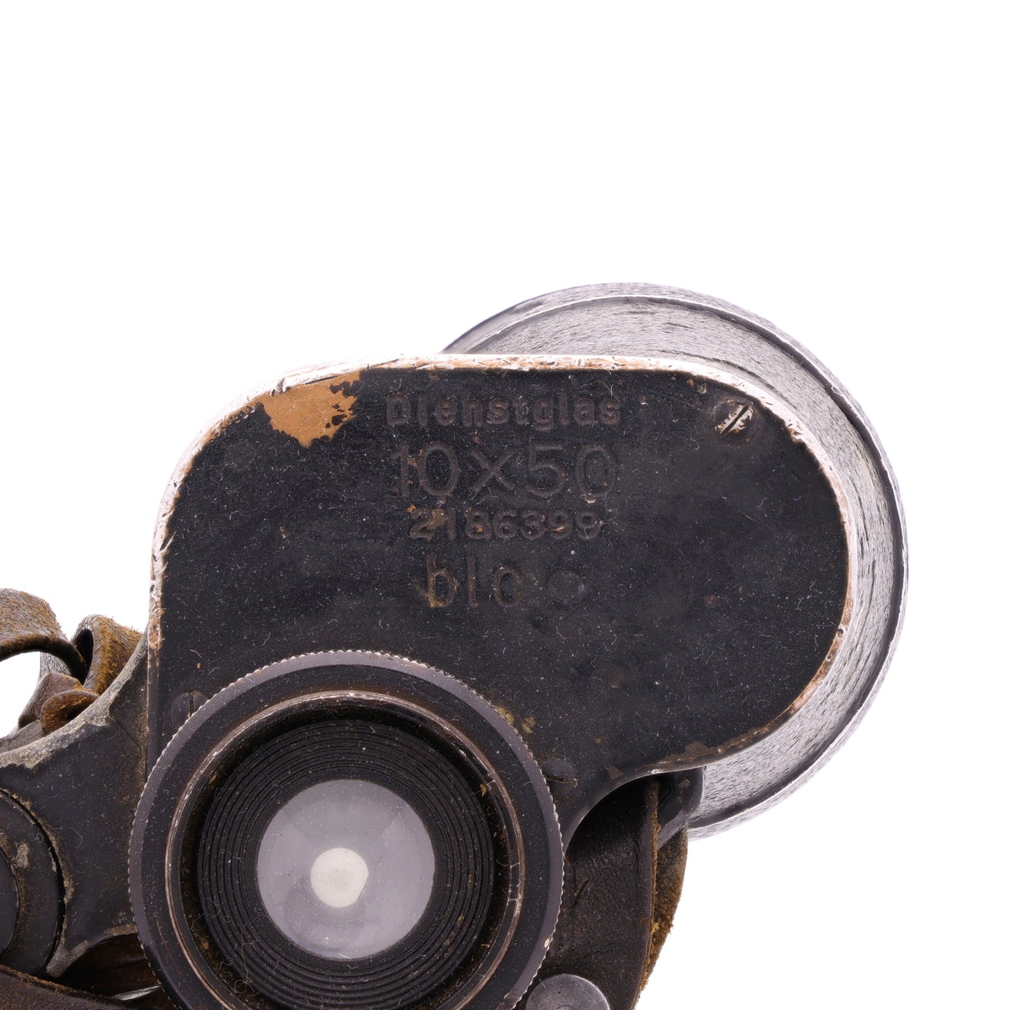 WWII German Dienstglas 10x50 Binoculars by "blc" Carl Zeiss with Strap