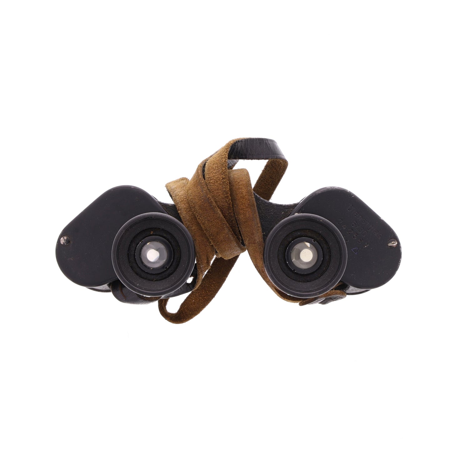 WWII German Dienstglas 6x30 Binoculars by "ddx" Voigtländer & Sohn with Strap