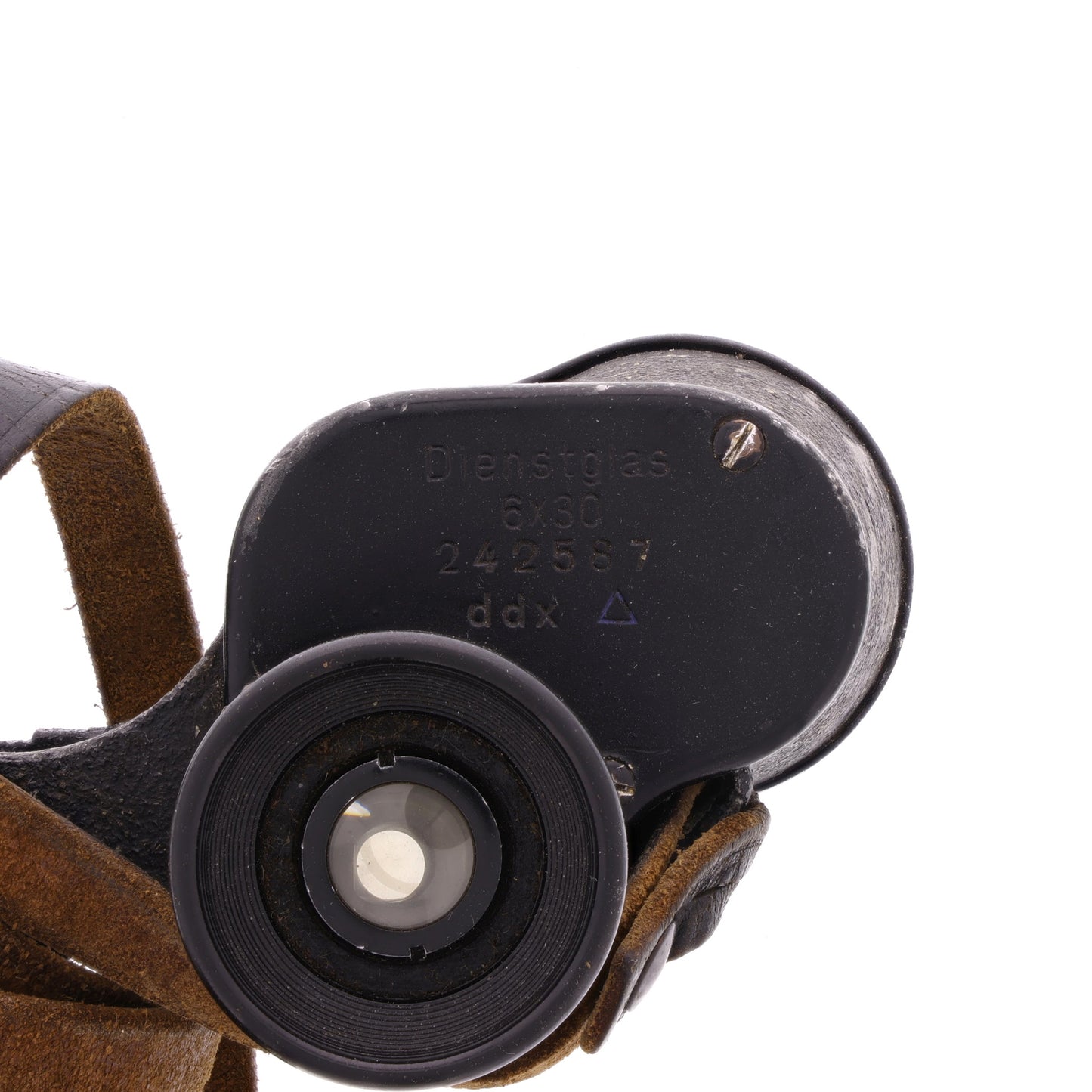 WWII German Dienstglas 6x30 Binoculars by "ddx" Voigtländer & Sohn with Strap