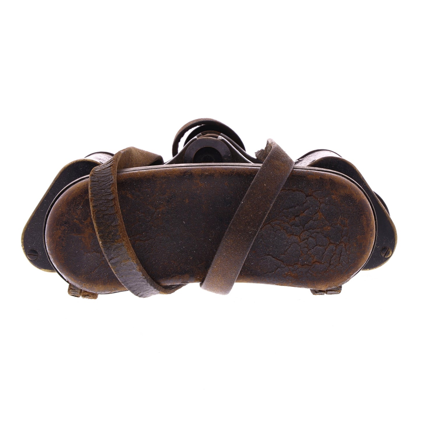 WWI Imperial German Army Dienstglas Binoculars by Emil Busch A.-G. with Lens Cover & Strap (Unit Identified)