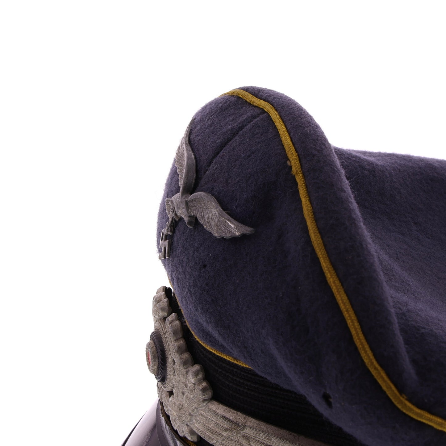 WWII German Luftwaffe Enlisted Man's Crusher Cap by Heinrich Menge (Size 6 5/8)