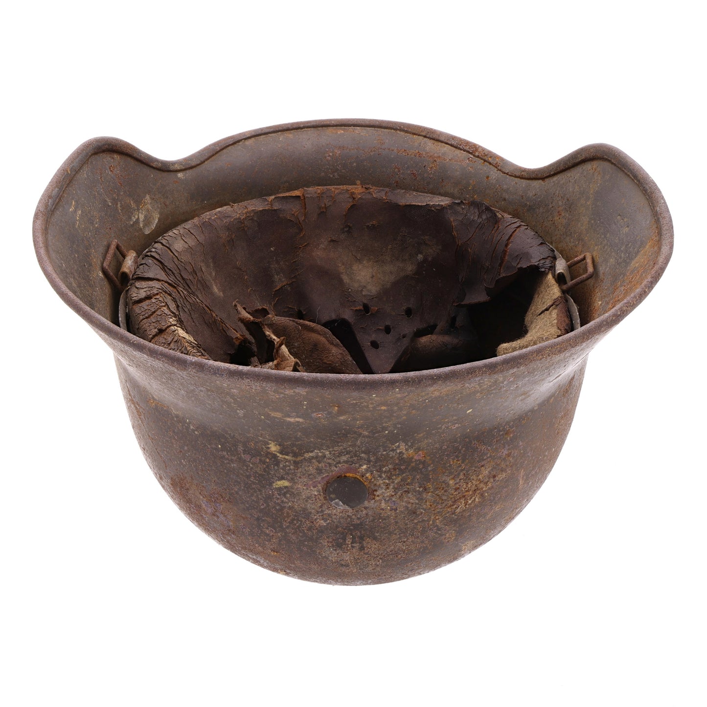 WWII German M40 Double Decal Polizei Helmet (SE66)