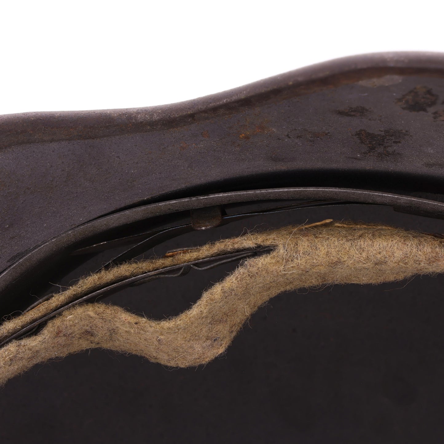 WWII German M40 Reissued Single Decal Heer Helmet Shell with Liner Band & Split Pins (SE64)