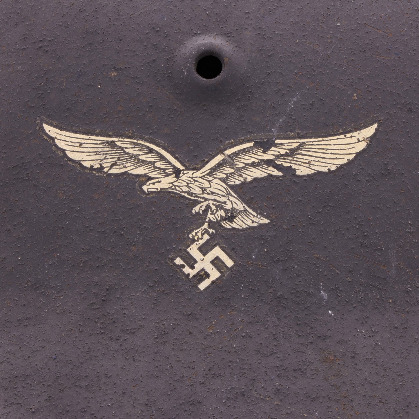 WWII German M40 Single Decal Luftwaffe Helmet (hkp66)