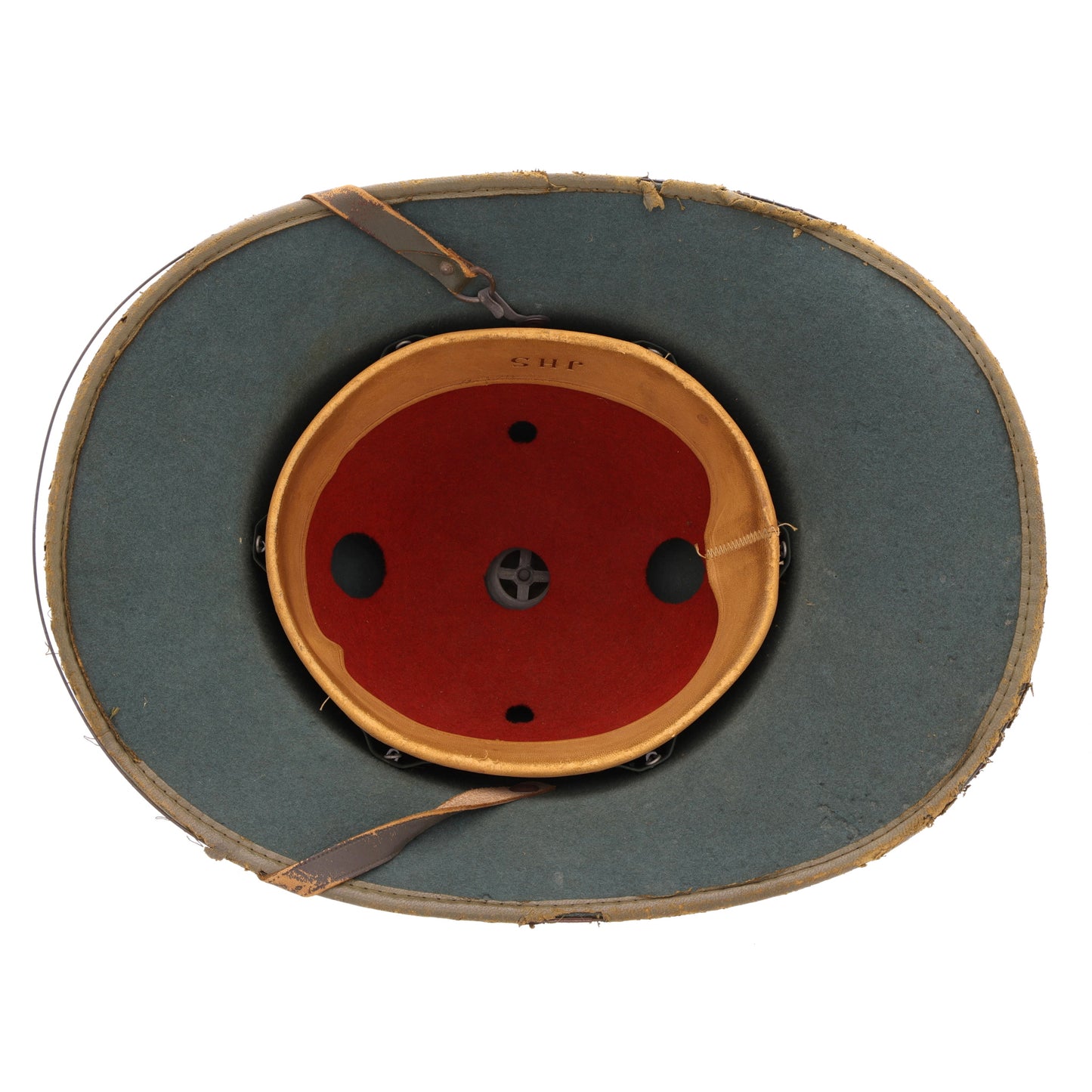 WWII German Second Pattern Heer Deutsches Afrikakorps (DAK) Pith Helmet by JHS Size 57 (1942)