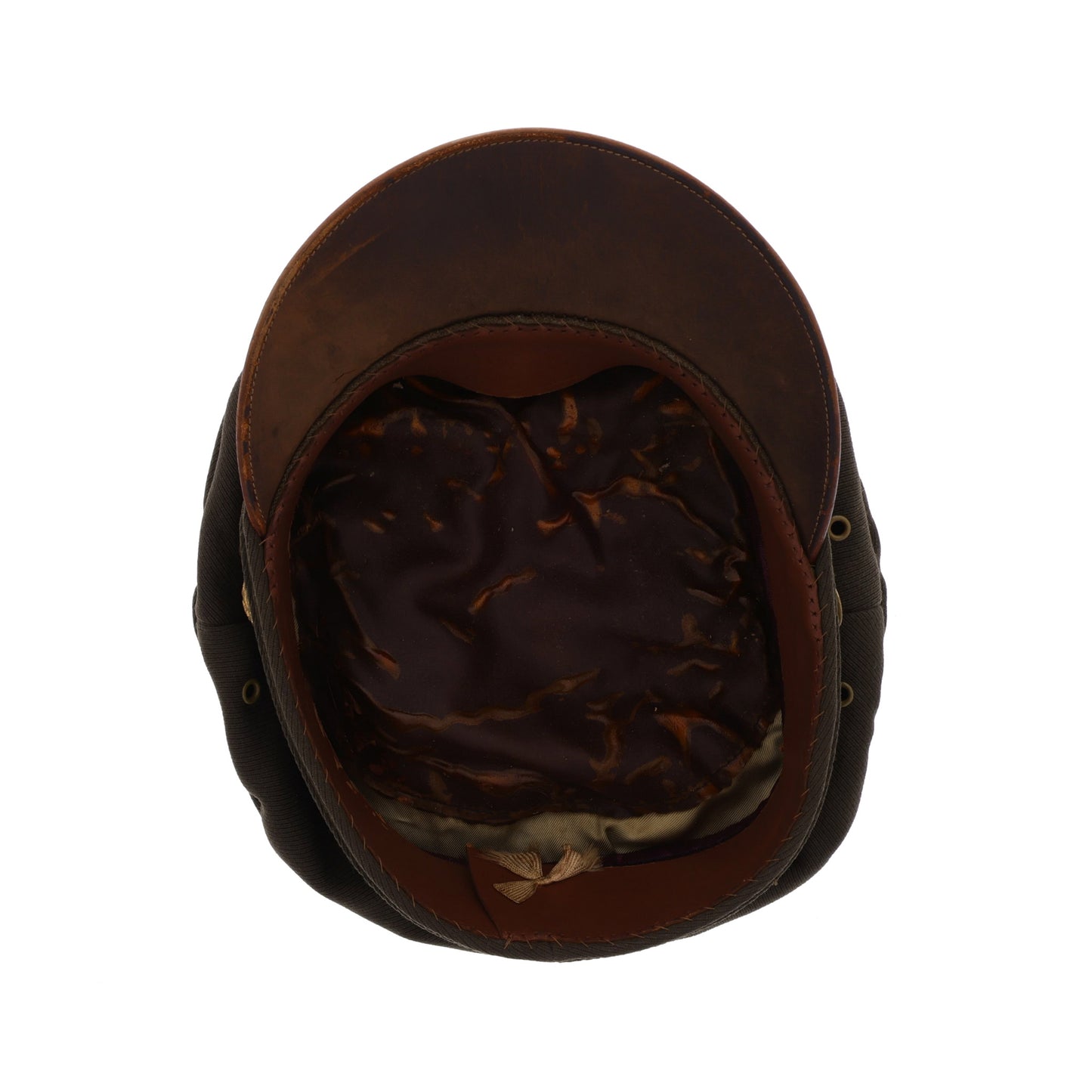 WWII U.S. Army Enlisted Man's "Chocolate" Gabardine Wool Crusher Cap (Size 6 7/8)