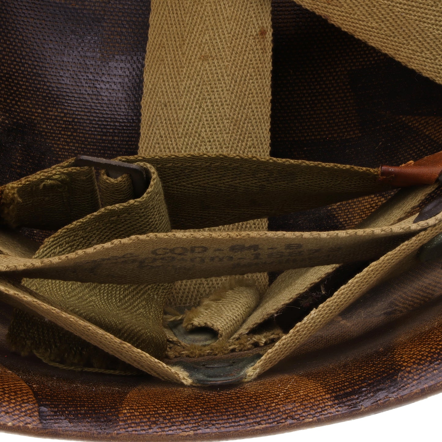 WWII U.S. Capac M-1 Helmet Liner with Headband & Neckband (1944-45)