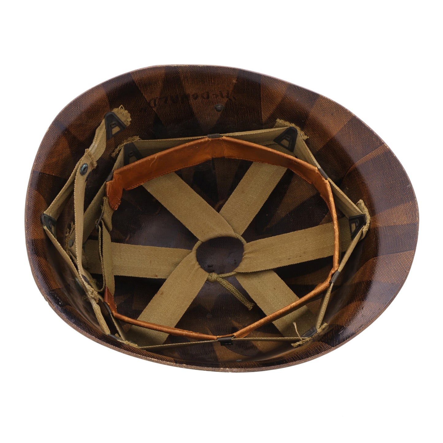 WWII U.S. Capac M-1 Helmet Liner with Headband & Neckband (1944-45)