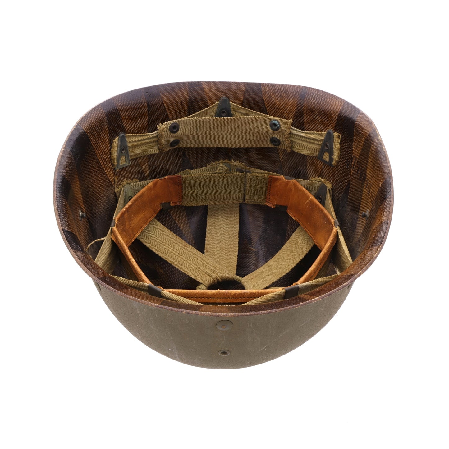 WWII U.S. Capac M-1 Helmet Liner with Headband & Neckband (1944-45)