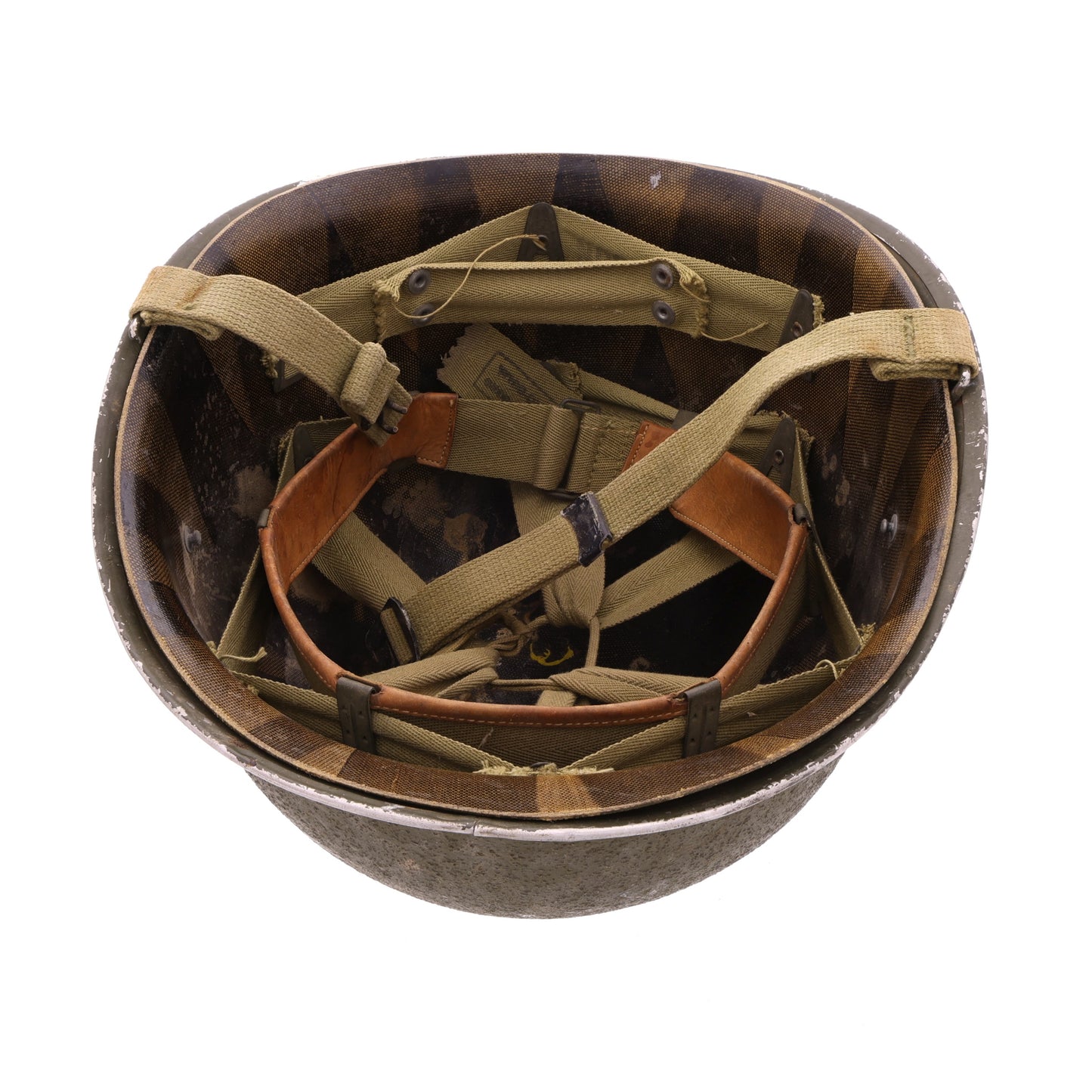 WWII U.S. McCord Fixed Loop M-1 Helmet & Capac Liner Set (1943)