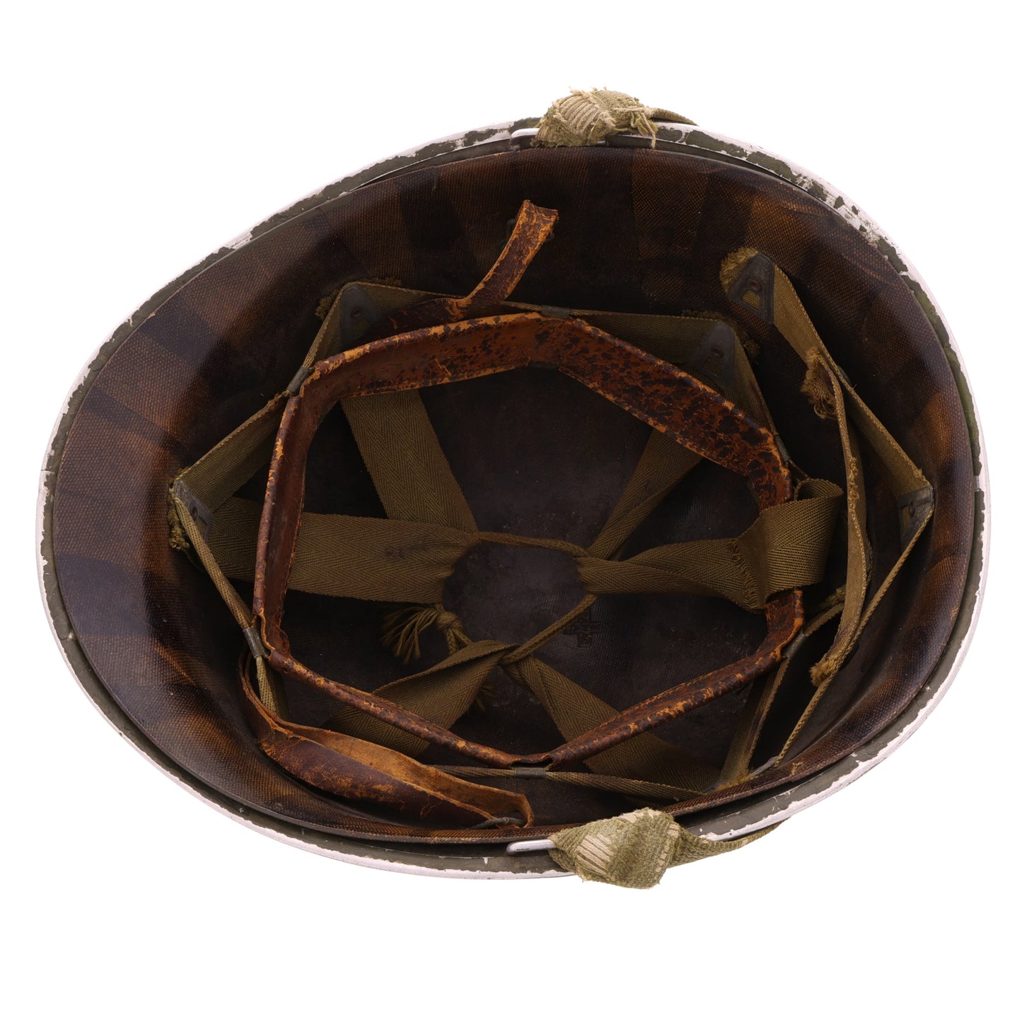 WWII U.S. McCord Fixed Loop M-1 Helmet & Capac Liner Set (1941-43)