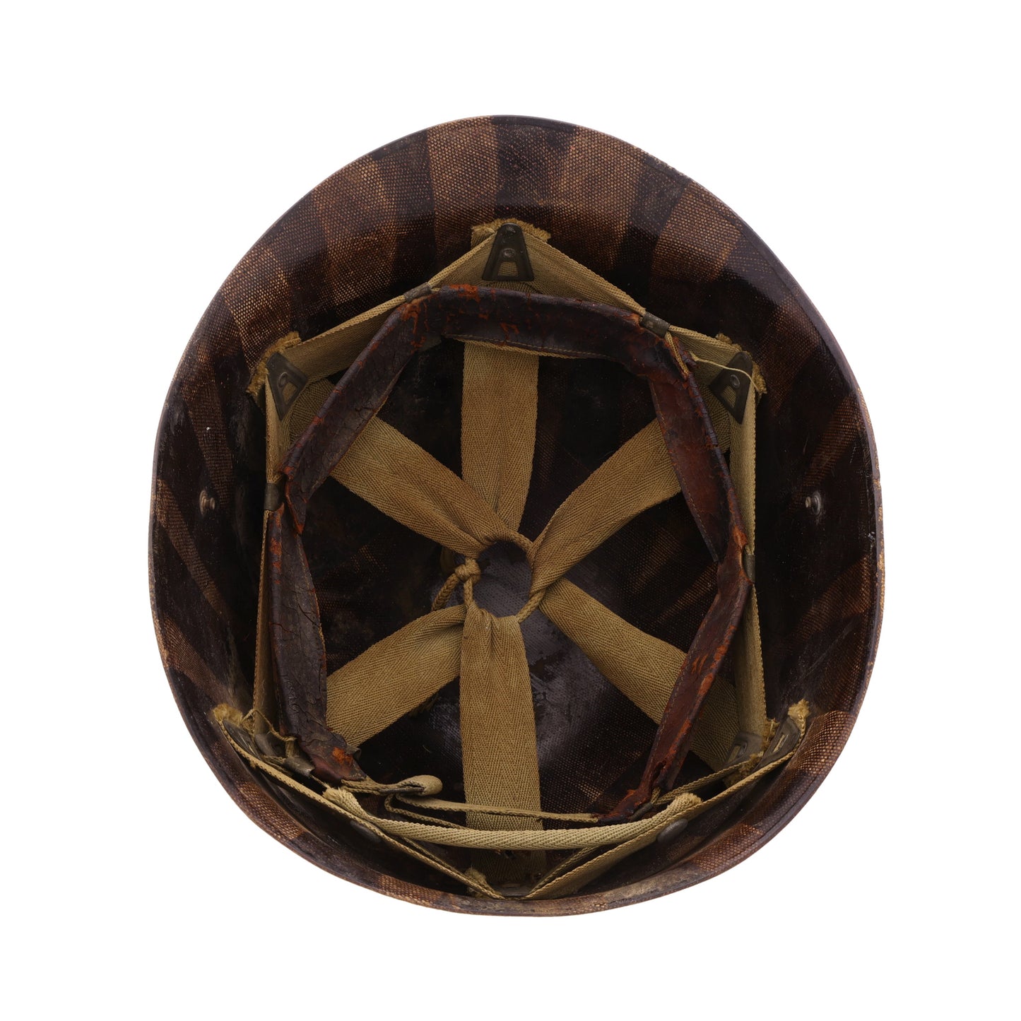 WWII U.S. Westinghouse M-1 Helmet Liner with Headband & Neckband (1943-44)