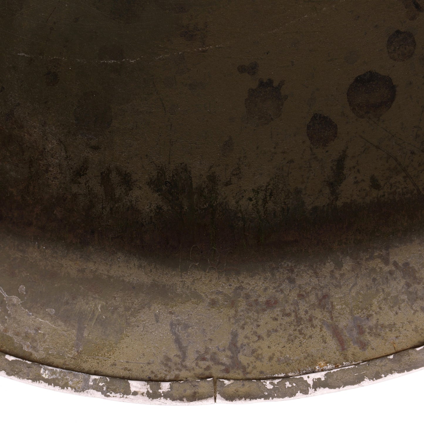 WWII U.S. McCord M-2 "D-Bail" Paratrooper Helmet Shell with Field Repair (1942)