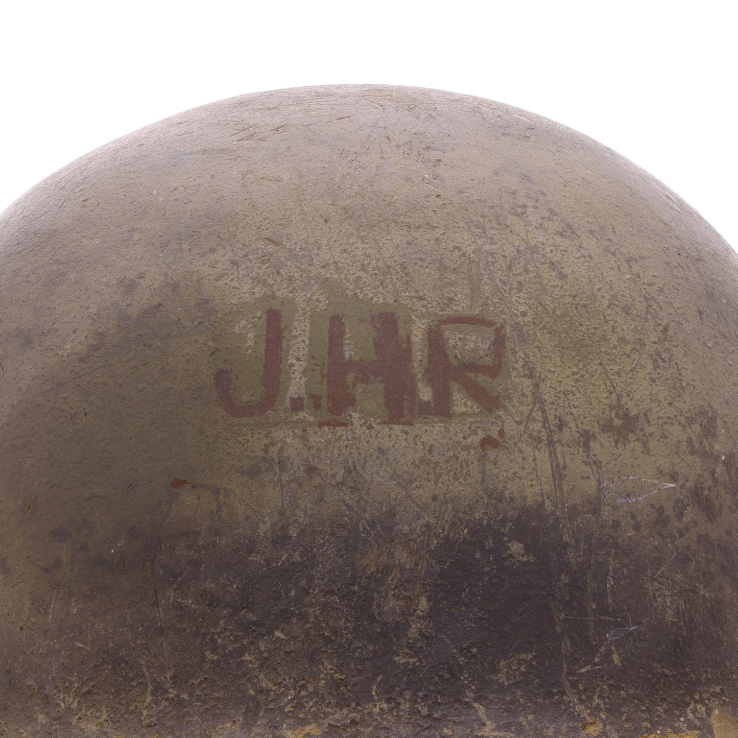 WWII U.S. McCord M-2 "D-Bail" Paratrooper Helmet Shell with Field Repair (1942)