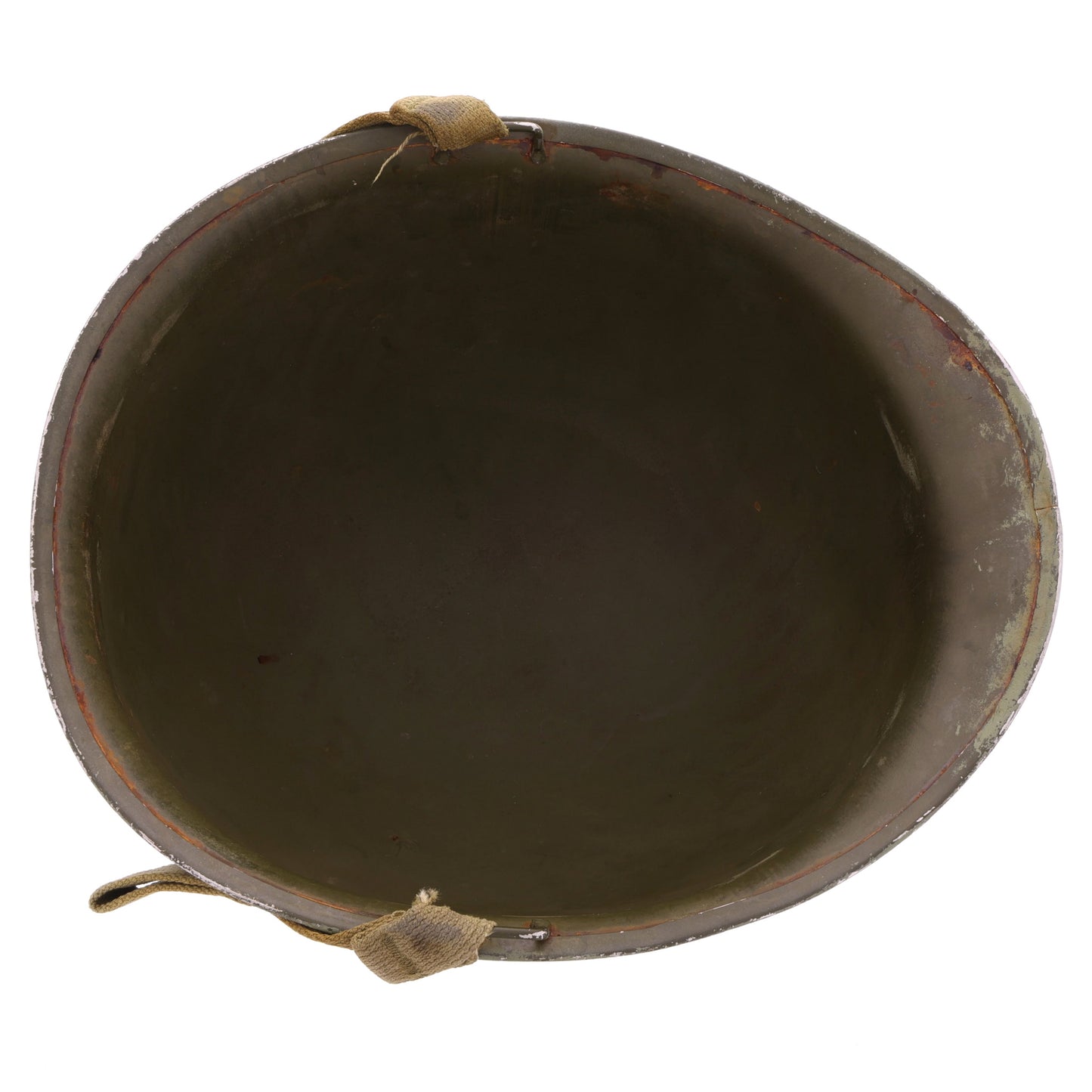 WWII U.S. McCord Fixed Loop M-1 Helmet & MSA Liner Set with 3rd Infantry Division Painted Insignia & Capt.'s Rank (1942)