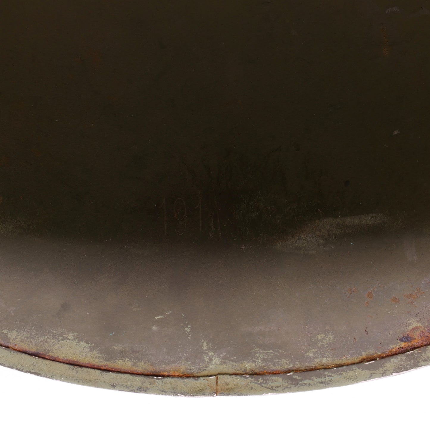 WWII U.S. McCord Fixed Loop M-1 Helmet & MSA Liner Set with 3rd Infantry Division Painted Insignia & Capt.'s Rank (1942)