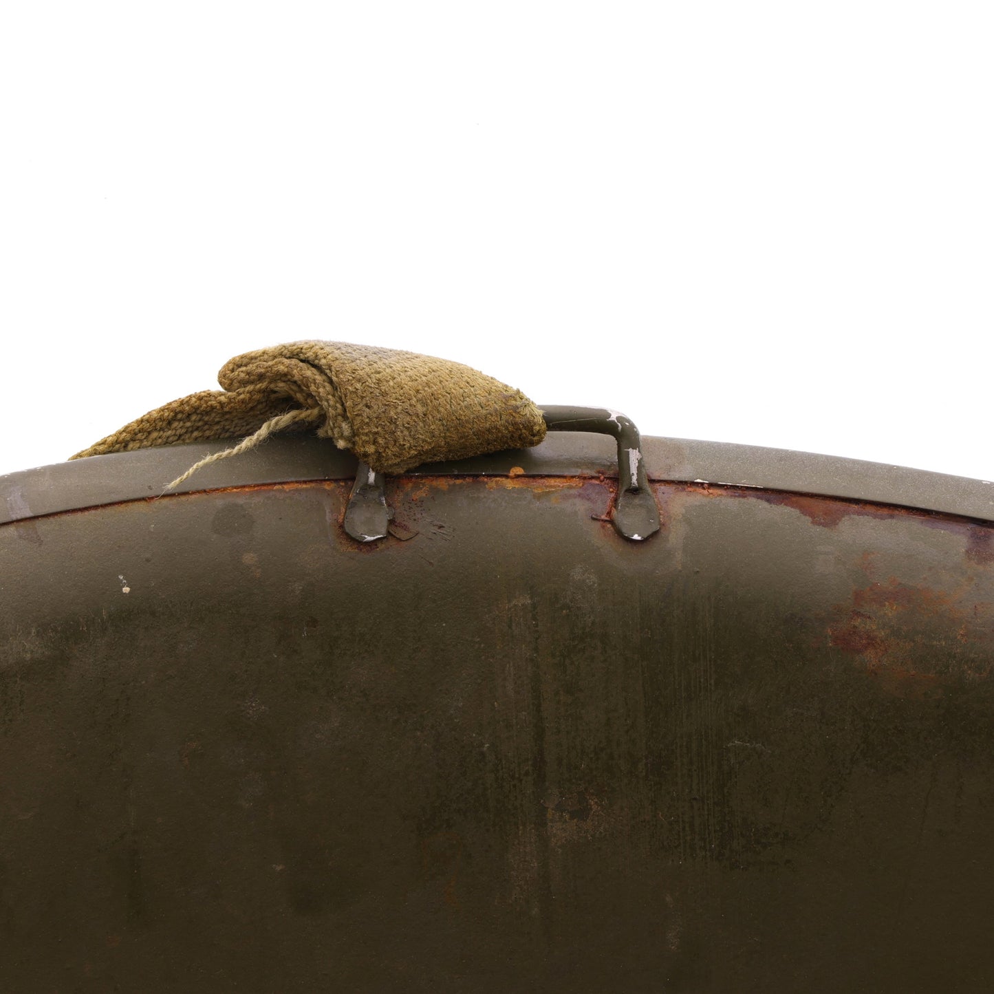 WWII U.S. McCord Fixed Loop M-1 Helmet & MSA Liner Set with 3rd Infantry Division Painted Insignia & Capt.'s Rank (1942)
