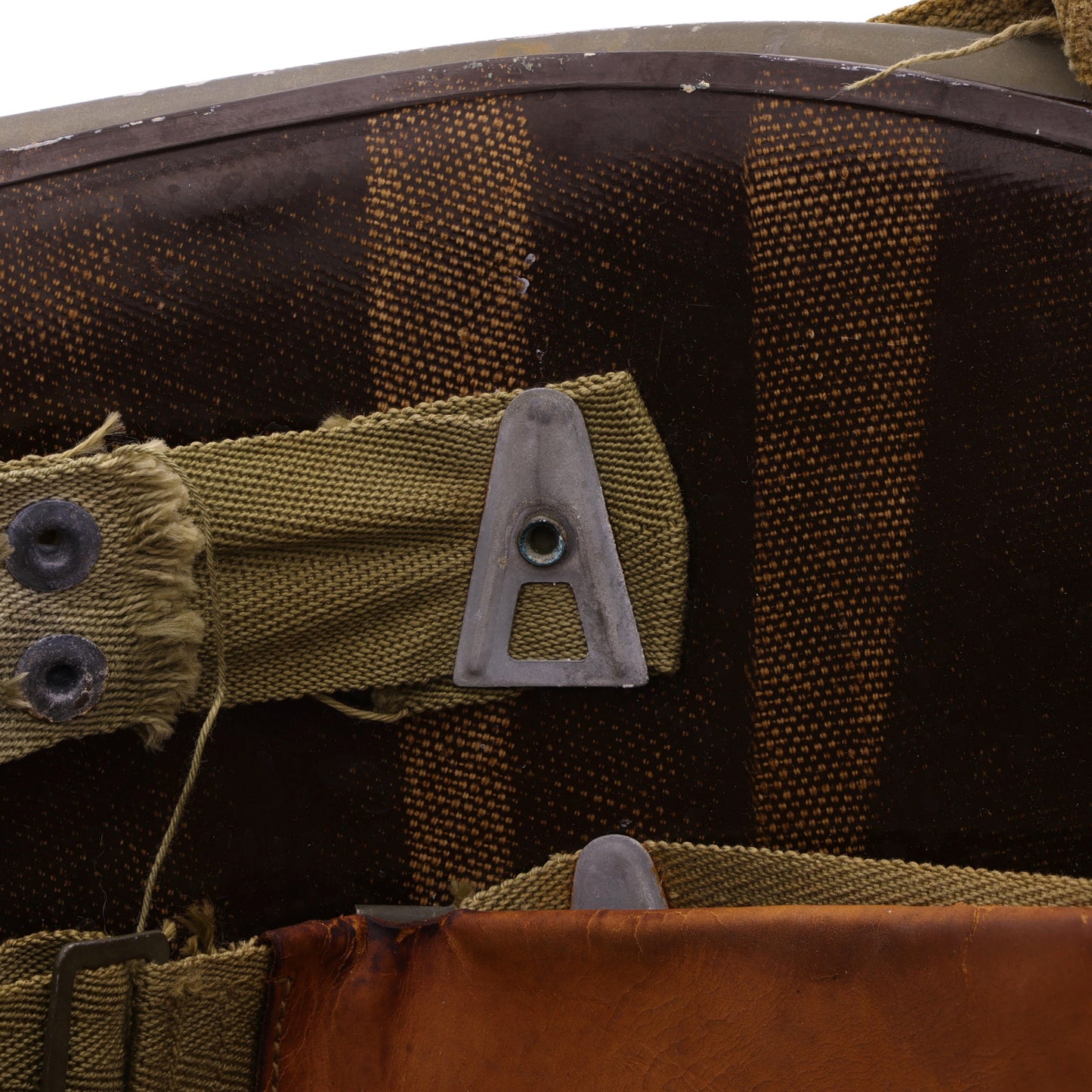 WWII U.S. McCord Fixed Loop M-1 Helmet & MSA Liner Set with 3rd Infantry Division Painted Insignia & Capt.'s Rank (1942)