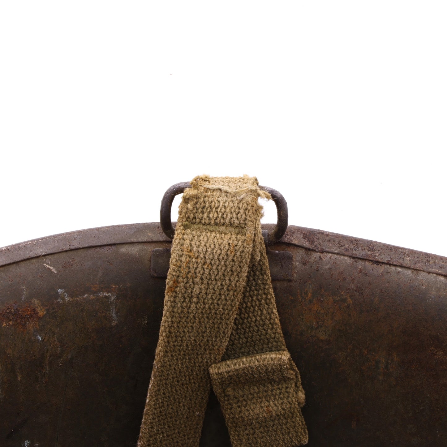 WWII U.S. McCord Front Seam Swivel Loop M-1C Paratrooper Helmet Shell (1944)