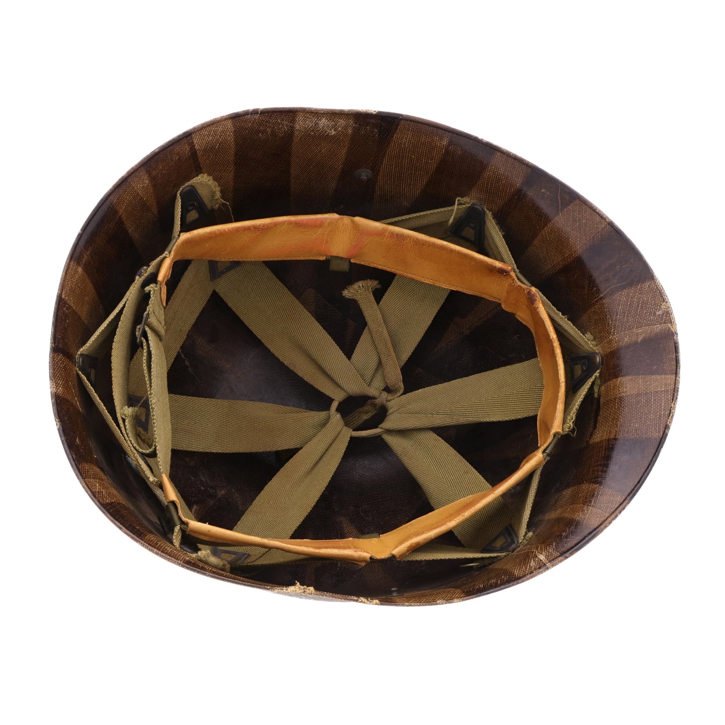 WWII U.S. Seaman Paper Co. M-1 Helmet Liner with Headband & Neckband (1944-45)