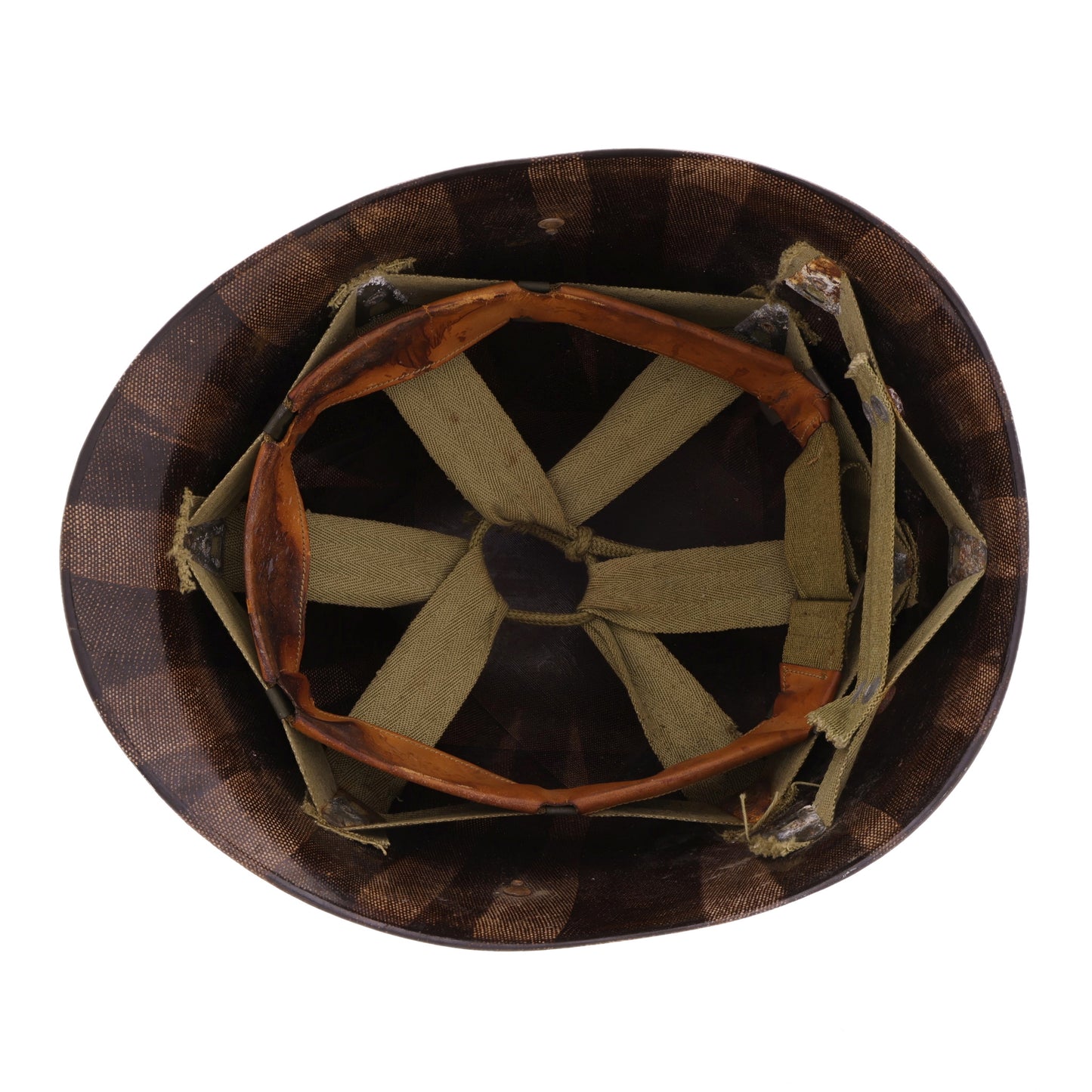 WWII U.S. Westinghouse M-1 Helmet Liner with Headband & Neckband (1943-44)