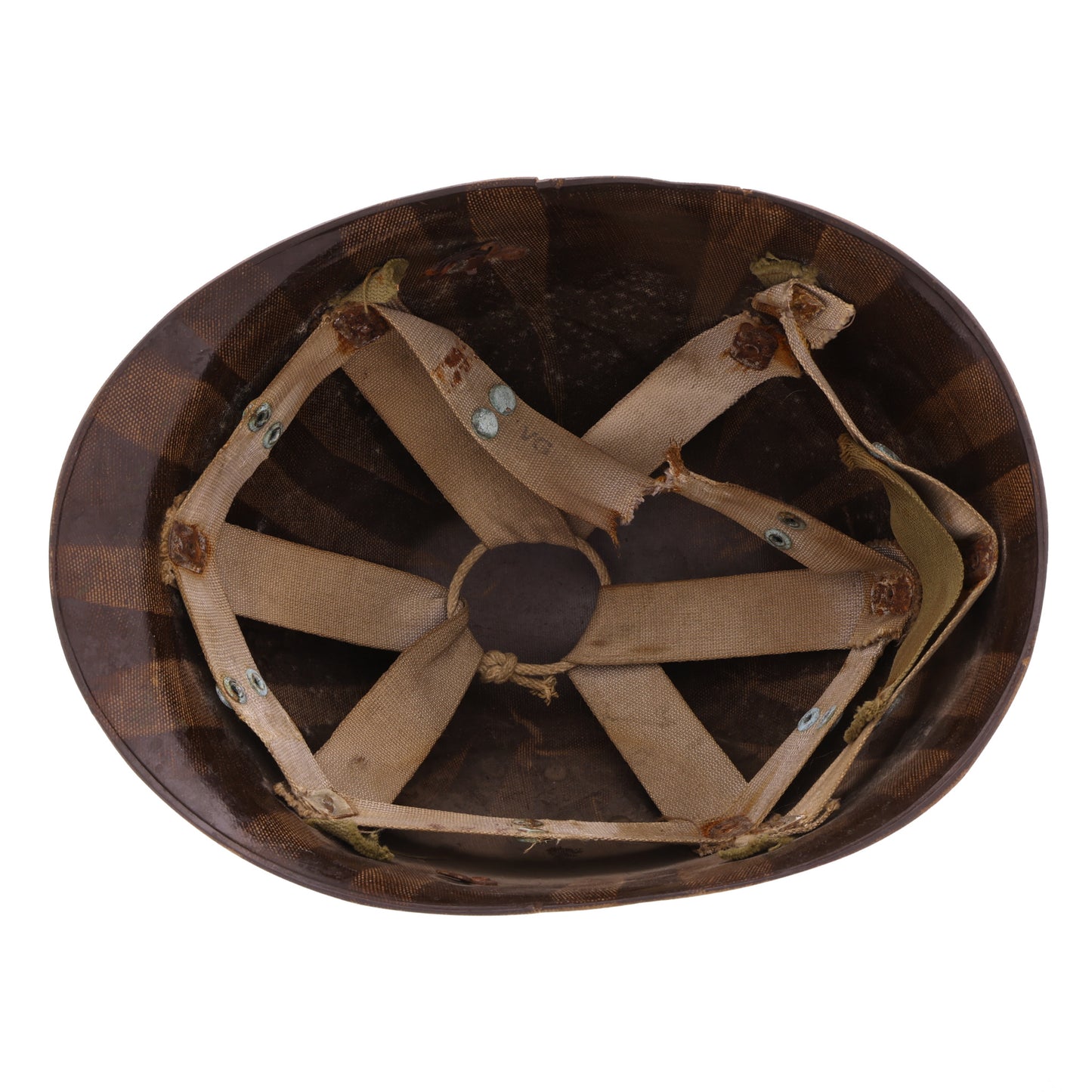 WWII U.S. Westinghouse Paratrooper Helmet Liner Converted for "Objective, Burma!" (1945)