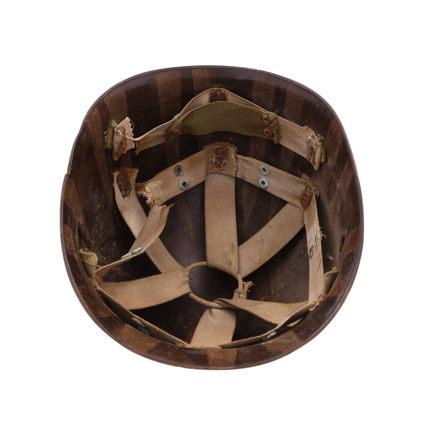 WWII U.S. Westinghouse Paratrooper Helmet Liner Converted for "Objective, Burma!" (1945)