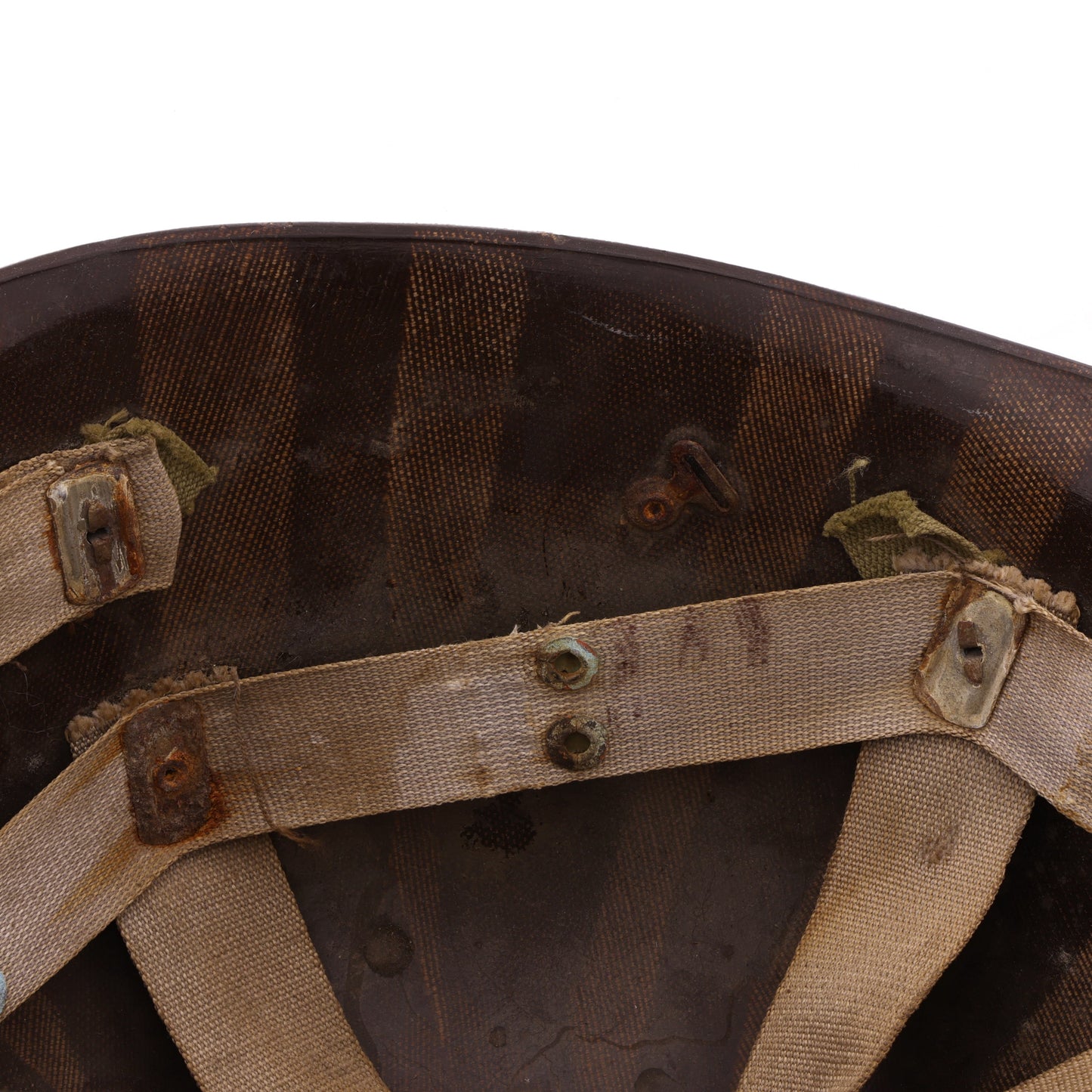 WWII U.S. Westinghouse Paratrooper Helmet Liner Converted for "Objective, Burma!" (1945)