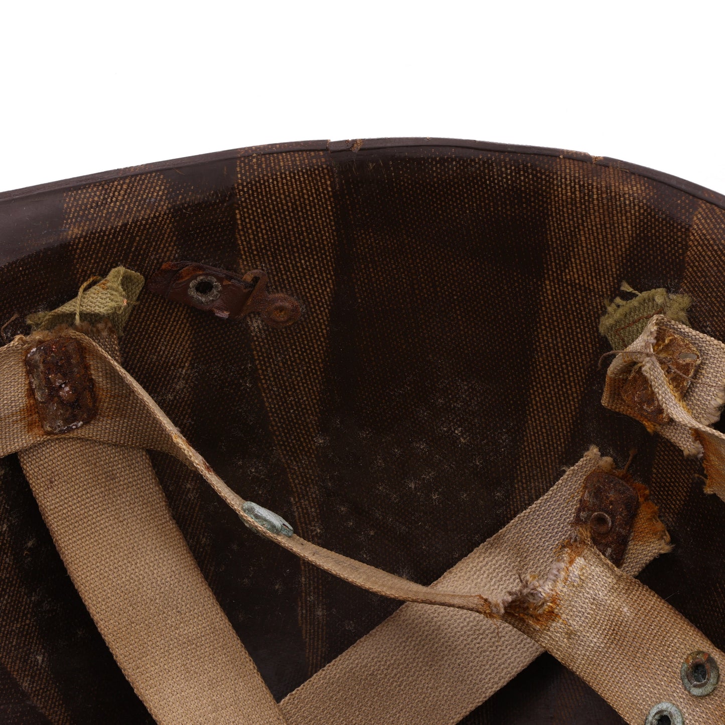 WWII U.S. Westinghouse Paratrooper Helmet Liner Converted for "Objective, Burma!" (1945)