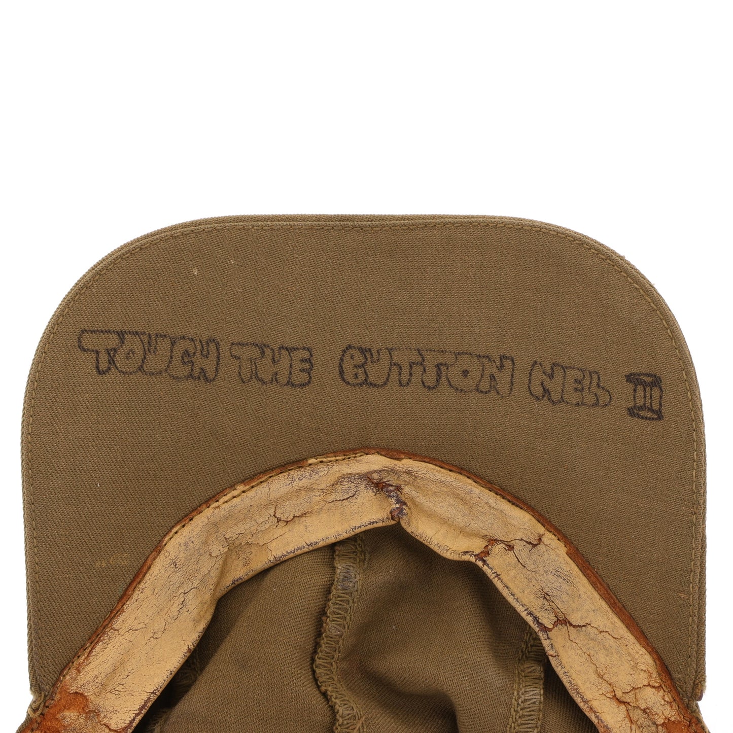 WWII USAAF B-1 Summer Flying Cap by Zip-A-Bag Corp. Identified to Lt. Abraham "Alvin" Levine (Size 7 3/8)