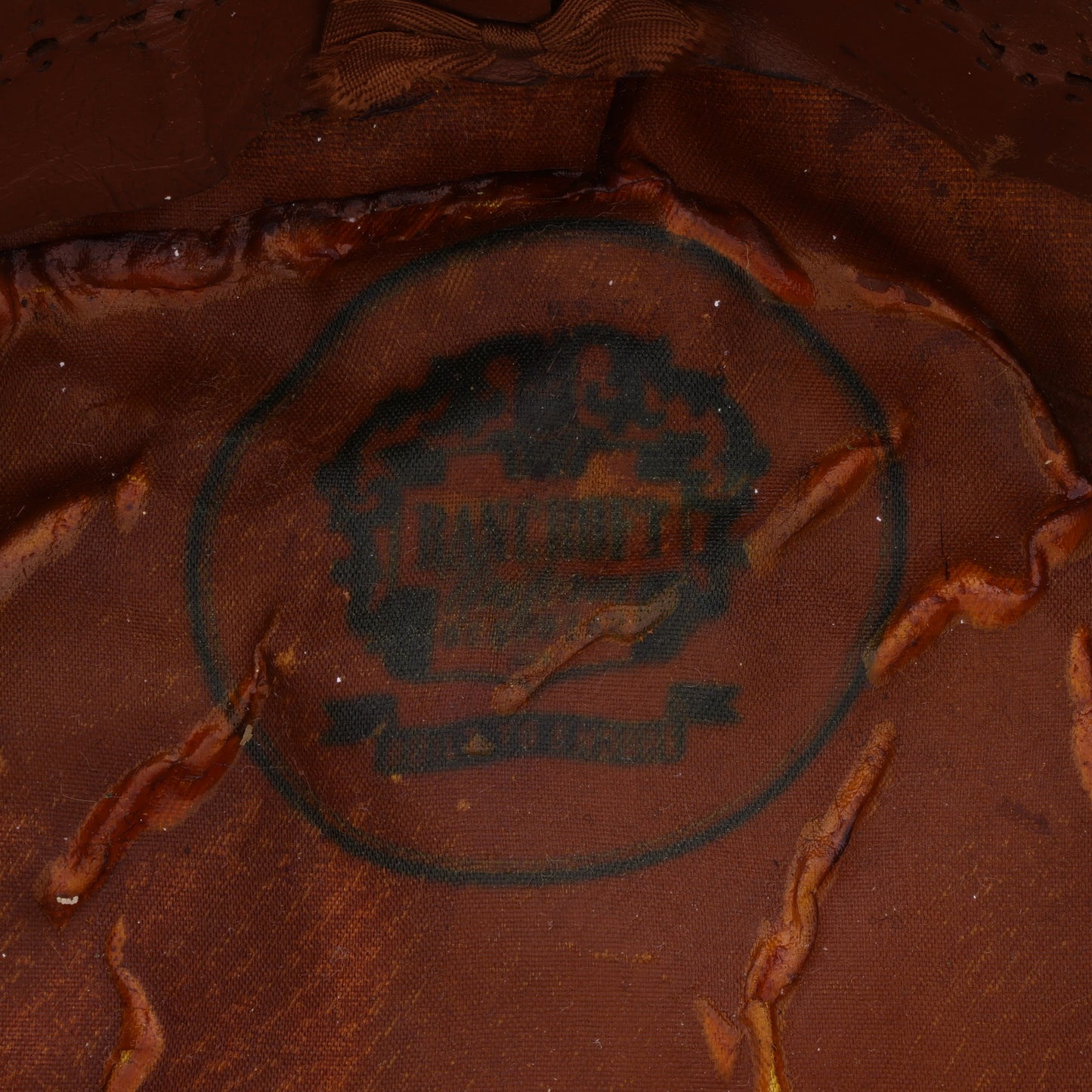 WWII USAAF Officer's Khaki "Flighter" Crusher Cap by Bancroft Cap Co. Identified to Lt. Kenneth A. Milette (Size 6 3/4)